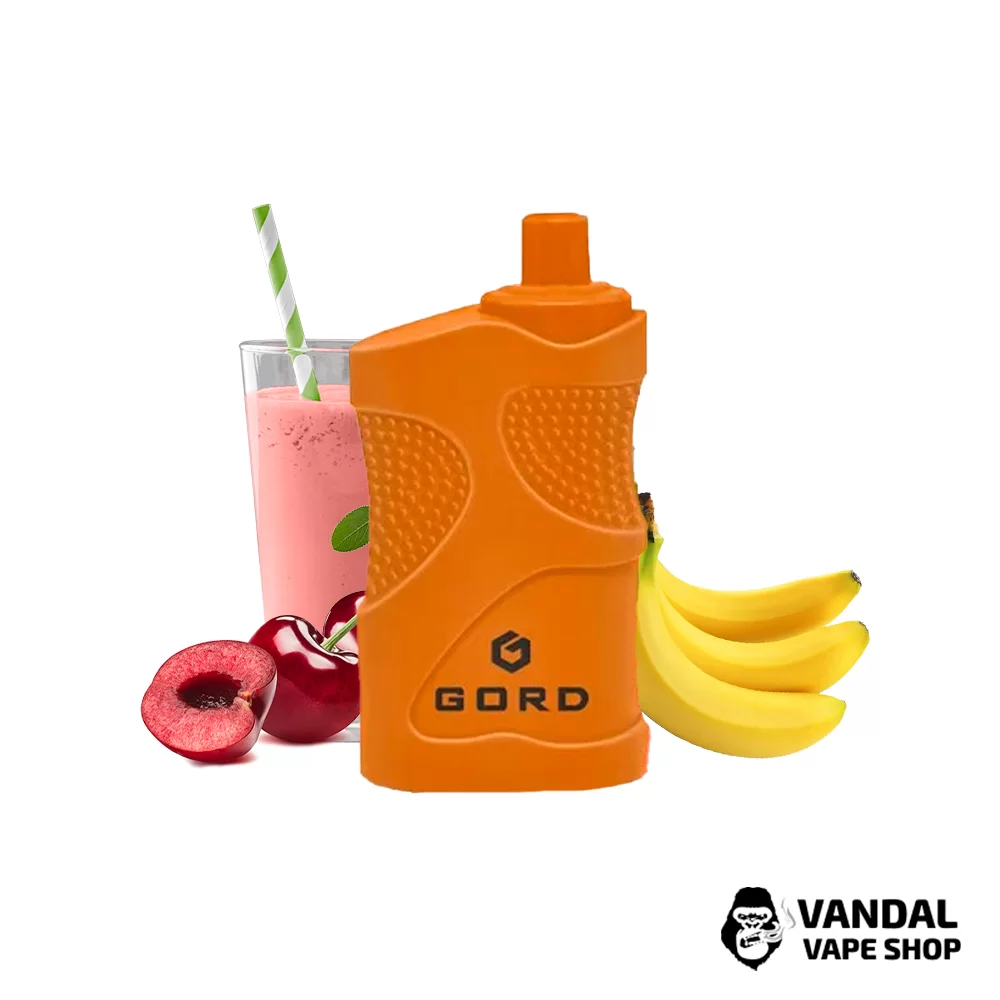 Одноразавая Pod система Gord 4000 550 маг 5% на 4000 затяжек со вкусом банана с вишневым смузи Одноразавая Pod система Gord 4000 550 маг 5% на 4000 затяжек со вкусом банана с вишневым смузи